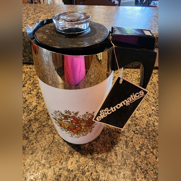 Corningware Other - Vintage Corning Electromatics Spice of Life Electric Coffee Pot 10 Cup E-1210